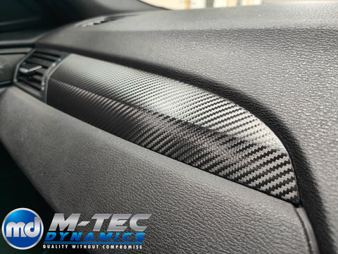 BMW X3 F25 / X4 F26 INTERIOR TRIM SET WRAPPING SERVICE - DEEP TEXTURED CARBON (MTD-TEX)