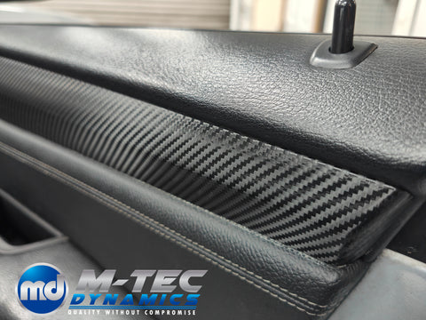 BMW X3 F25 / X4 F26 INTERIOR TRIM SET WRAPPING SERVICE - DEEP TEXTURED CARBON (MTD-TEX)