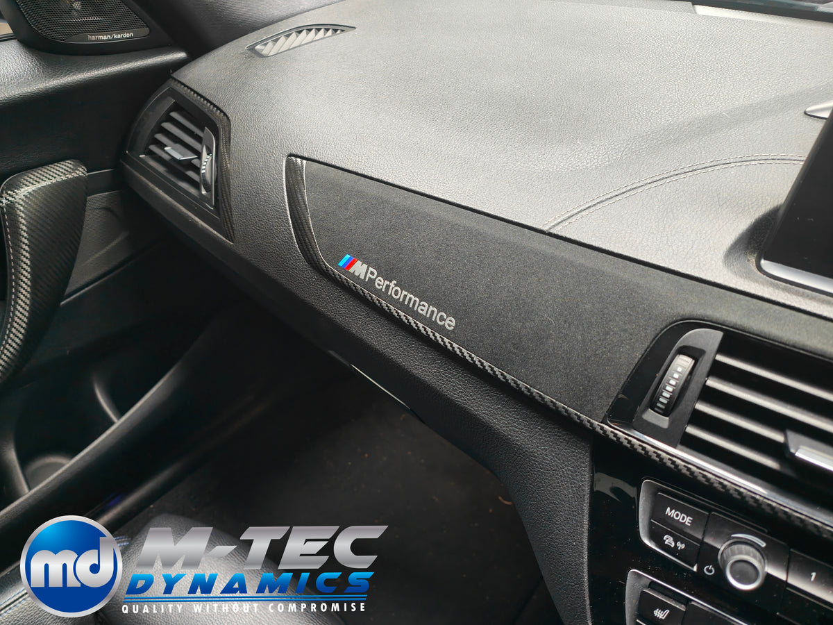 WRAPPING SERVICE - BMW F20 F21 F22 F23 LCI-2 PERFORMANCE STYLE INTERIOR TRIM SET - TEXTURED CARBON