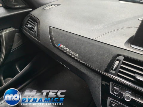 BMW F20 F21 F22 F23 LCI-2 PERFORMANCE STYLE INTERIOR TRIM SET - DEEP TEXTURED GLOSSY CARBON (MTD-TEX) - WRAPPING SERVICE