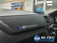 WRAPPING SERVICE - BMW F20 F21 F22 F23 LCI-2 PERFORMANCE STYLE INTERIOR TRIM SET - TEXTURED CARBON