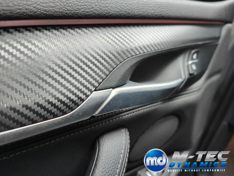 WRAPPING SERVICE - BMW X5 F15 INTERIOR TRIM SET - PERFORMANCE STYLE 3D CARBON / ALCANTARA