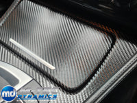 WRAPPING SERVICE - BMW F10 F11 INTERIOR TRIM SET - TEXTURED GLOSSY BLACK CARBON
