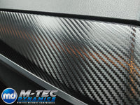 WRAPPING SERVICE - BMW F10 F11 INTERIOR TRIM SET - TEXTURED GLOSSY BLACK CARBON