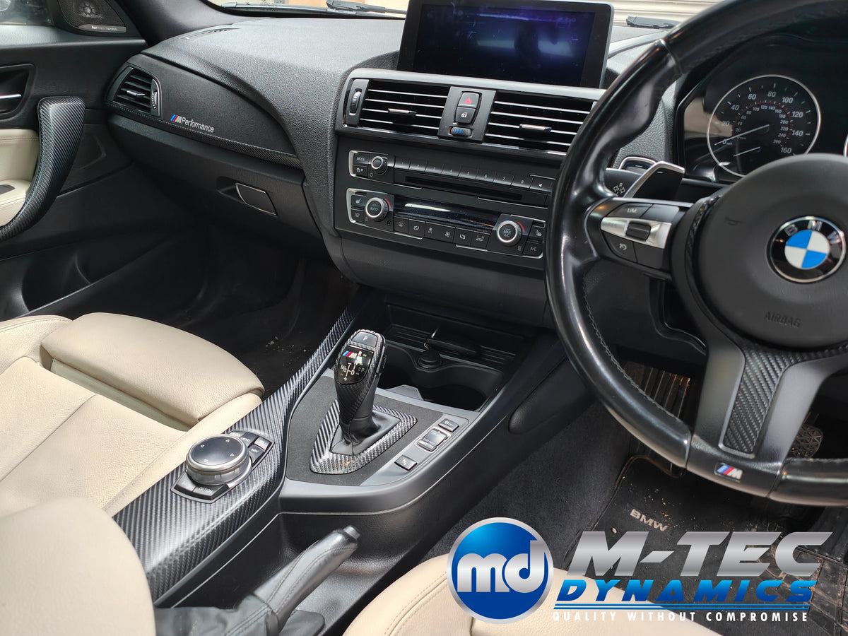WRAPPING SERVICE - BMW F20 F21 F22 F23 PERFORMANCE STYLE INTERIOR TRIM SET - 4D CARBON / ALCANTARA