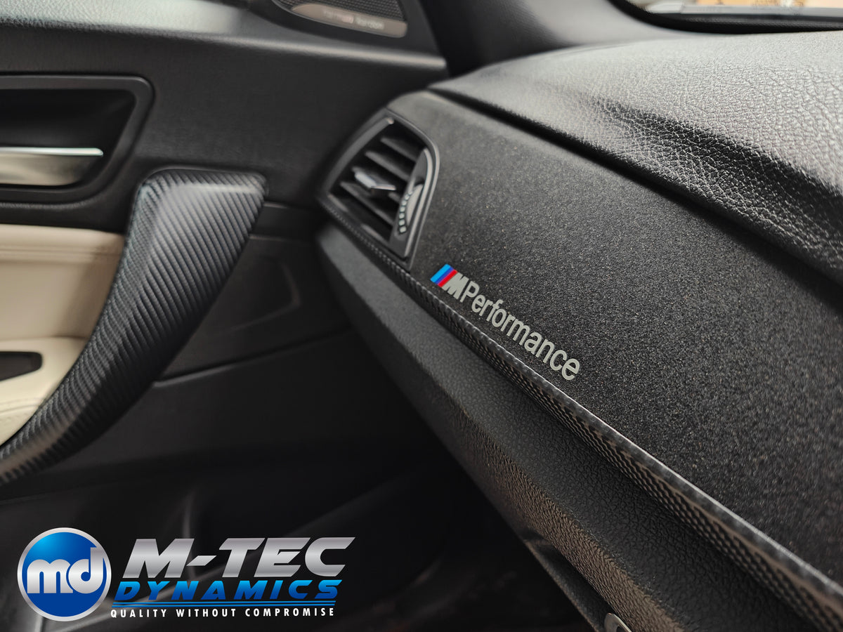 WRAPPING SERVICE - BMW F20 F21 F22 F23 PERFORMANCE STYLE INTERIOR TRIM SET - 4D CARBON / ALCANTARA