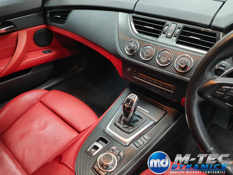 BMW Z4 E89 INTERIOR WRAPPING SERVICE - TEXTURED CARBON