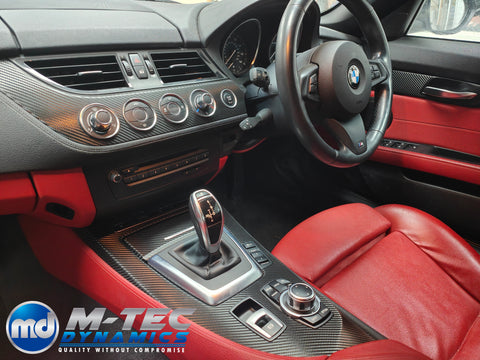 BMW Z4 E89 INTERIOR WRAPPING SERVICE - TEXTURED CARBON – M-Tec Dynamics