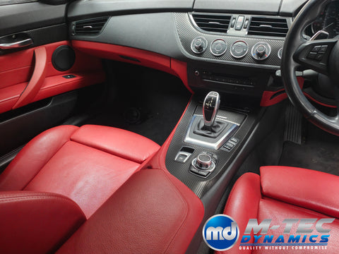 BMW Z4 E89 INTERIOR WRAPPING SERVICE - TEXTURED CARBON