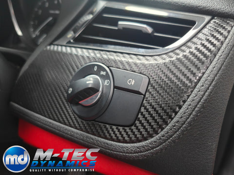 BMW Z4 E89 INTERIOR WRAPPING SERVICE - TEXTURED CARBON