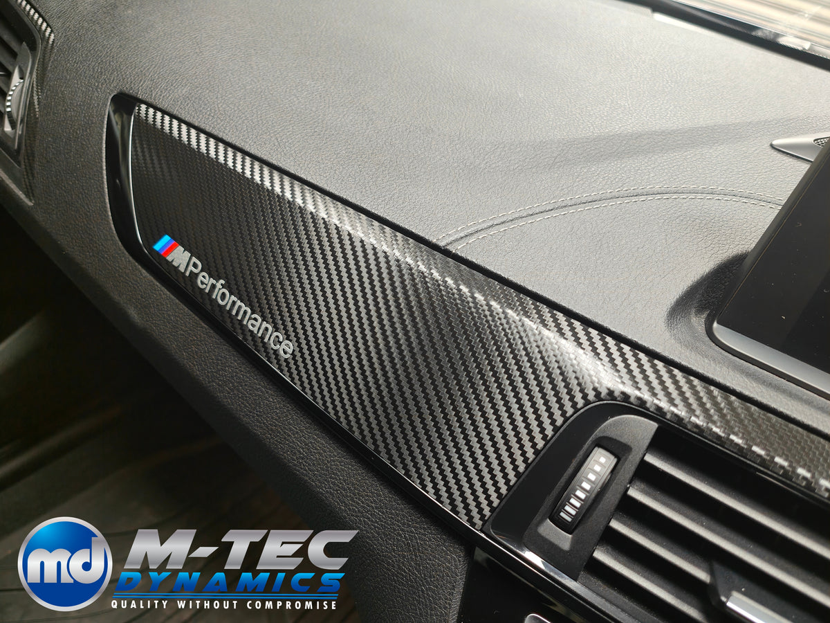 WRAPPING SERVICE - BMW F20 F21 F22 F23 LCI-2 INTERIOR TRIM SET - TEXTURED CARBON
