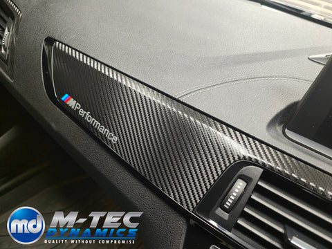 BMW F20 F21 F22 F23 LCI-2 INTERIOR TRIM SET - PREMIUM TEXTURED BLACK CARBON - WRAPPING SERVICE