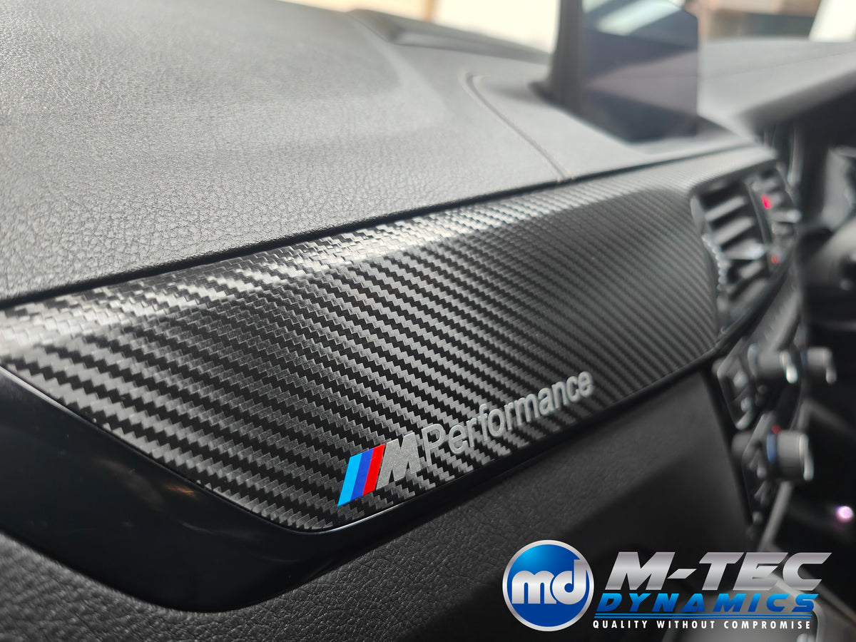 WRAPPING SERVICE - BMW F20 F21 F22 F23 LCI-2 INTERIOR TRIM SET - TEXTURED CARBON