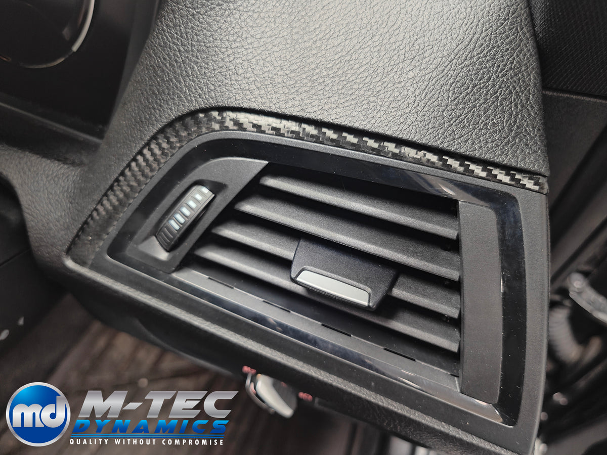 WRAPPING SERVICE - BMW F20 F21 F22 F23 LCI-2 INTERIOR TRIM SET - TEXTURED CARBON