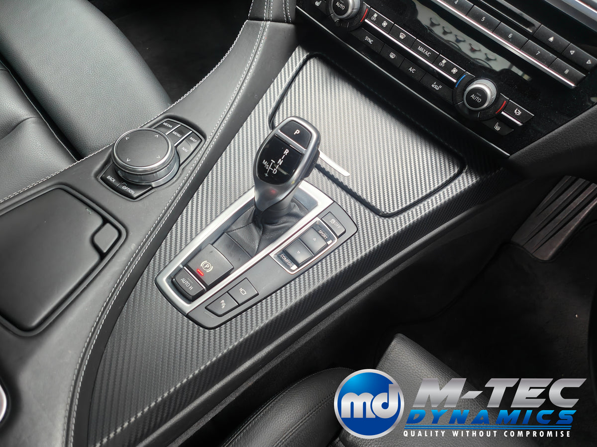 WRAPPING SERVICE - BMW 6-SERIES F06 GRAN COUPE INTERIOR TRIM SET - 3D CARBON
