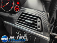 WRAPPING SERVICE - BMW 6-SERIES F06 GRAN COUPE INTERIOR TRIM SET - 3D CARBON