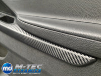 WRAPPING SERVICE - BMW 6-SERIES F06 GRAN COUPE INTERIOR TRIM SET - 3D CARBON