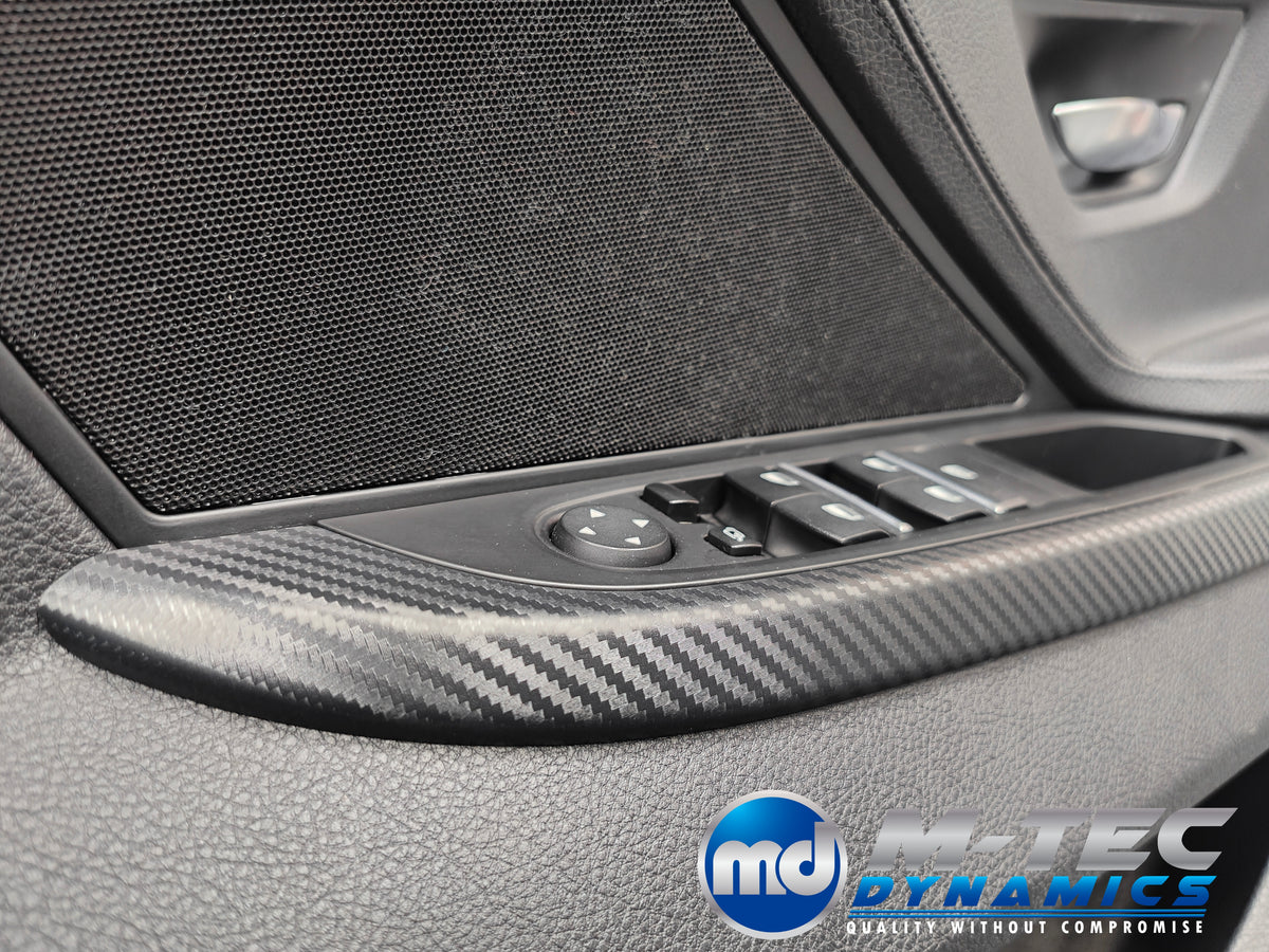WRAPPING SERVICE - BMW 6-SERIES F06 GRAN COUPE INTERIOR TRIM SET - 3D CARBON