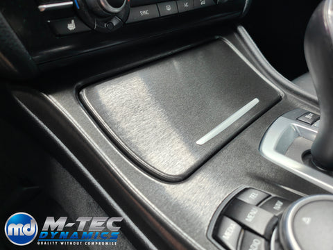 WRAPPING SERVICE - BMW F10 F11 INTERIOR TRIM SET - BLACK BRUSHED ALUMINIUM