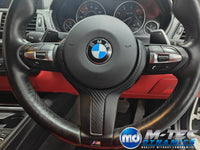 WRAPPING SERVICE - BMW F3X INTERIOR TRIM SET - 3D CARBON / GLOSS BLACK ACCENT (F30 F31 F32 F33 F34 F36)