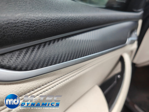 WRAPPING SERVICE - BMW X5 F15 INTERIOR TRIM SET - PERFORMANCE STYLE 3D CARBON / ALCANTARA