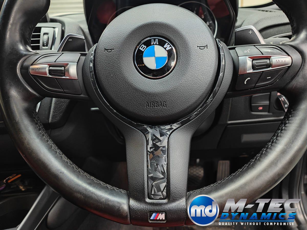 WRAPPING SERVICE - BMW F20 F21 F22 F23 CUSTOM INTERIOR TRIM SET - FORGED CARBON / ALCANTARA