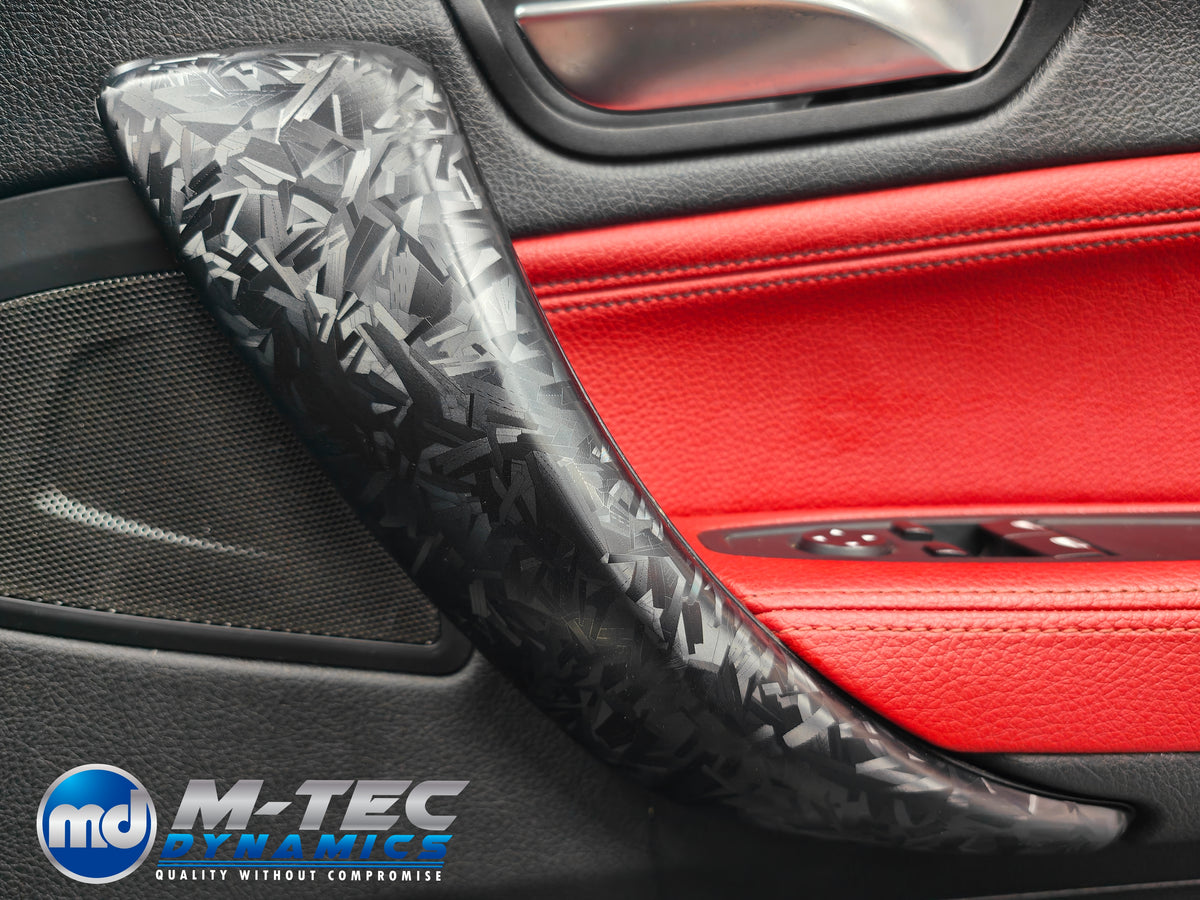 WRAPPING SERVICE - BMW F20 F21 F22 F23 CUSTOM INTERIOR TRIM SET - FORGED CARBON / ALCANTARA