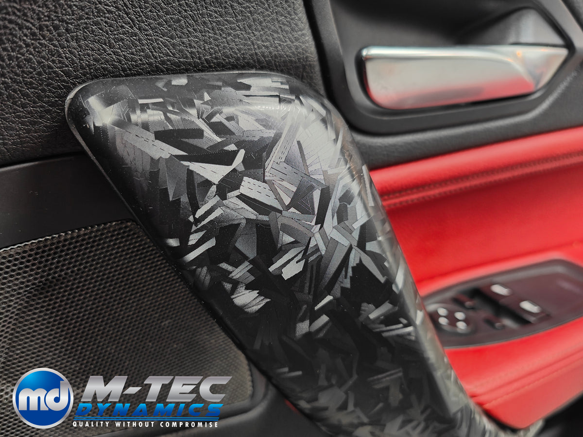 WRAPPING SERVICE - BMW F20 F21 F22 F23 CUSTOM INTERIOR TRIM SET - FORGED CARBON / ALCANTARA