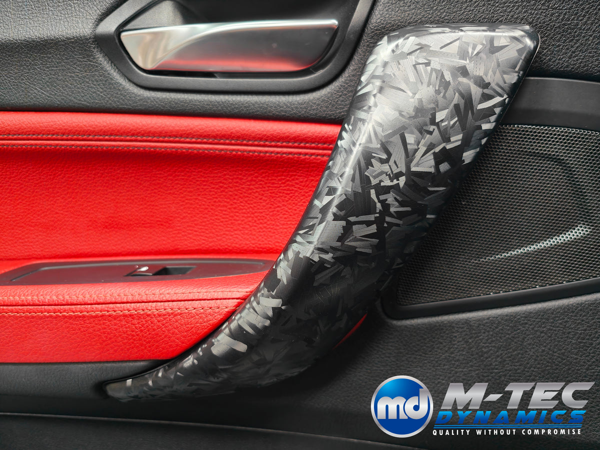 WRAPPING SERVICE - BMW F20 F21 F22 F23 CUSTOM INTERIOR TRIM SET - FORGED CARBON / ALCANTARA