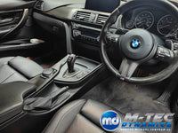 WRAPPING SERVICE - BMW F3X INTERIOR TRIM SET - BLACK BRUSHED ALUMINIUM - (F30 F31 F32 F33 F36)