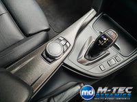 WRAPPING SERVICE - BMW F3X INTERIOR TRIM SET - BLACK BRUSHED ALUMINIUM - (F30 F31 F32 F33 F36)