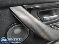 WRAPPING SERVICE - BMW F3X INTERIOR TRIM SET - BLACK BRUSHED ALUMINIUM - (F30 F31 F32 F33 F36)