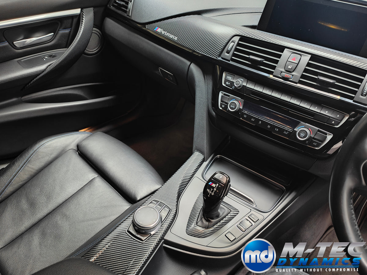WRAPPING SERVICE - BMW F3X INTERIOR TRIM SET - 4D CARBON - (F30 F31 F32 F33 F36)