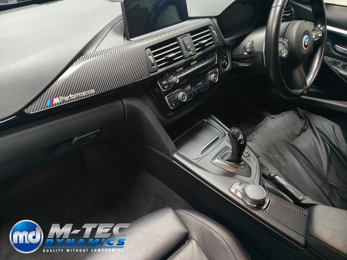 WRAPPING SERVICE - BMW F3X INTERIOR TRIM SET - 4D CARBON - (F30 F31 F32 F33 F36)