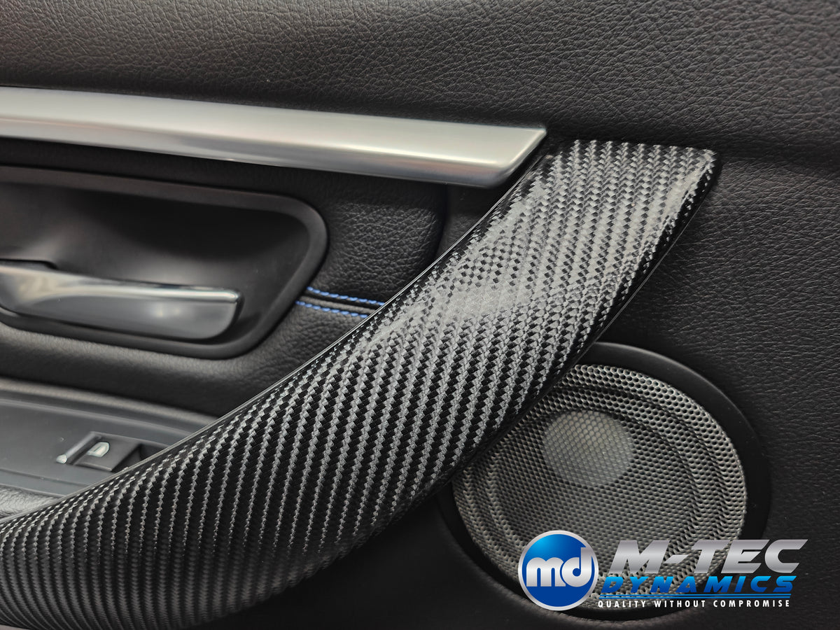 WRAPPING SERVICE - BMW F3X INTERIOR TRIM SET - 4D CARBON - (F30 F31 F32 F33 F36)