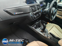 WRAPPING SERVICE - BMW F20 F21 F22 F23 LCI-2 INTERIOR TRIM SET - TEXTURED CARBON