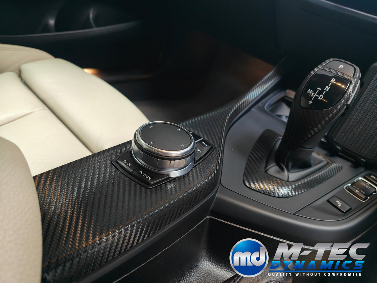 WRAPPING SERVICE - BMW F20 F21 F22 F23 LCI-2 INTERIOR TRIM SET - TEXTURED CARBON