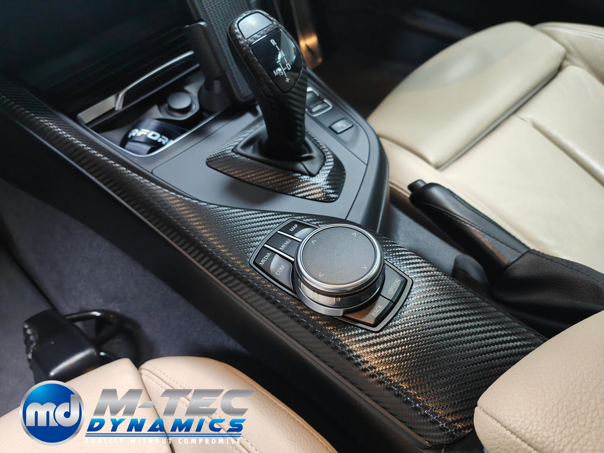 WRAPPING SERVICE - BMW F20 F21 F22 F23 LCI-2 INTERIOR TRIM SET - TEXTURED CARBON