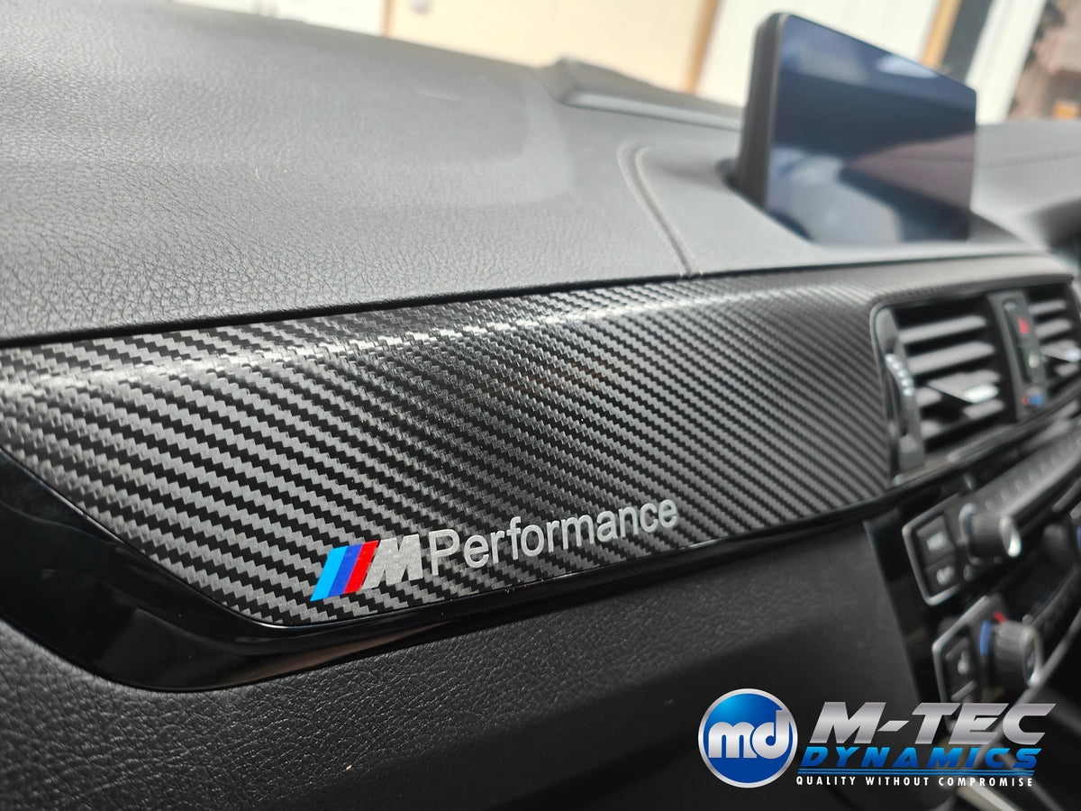 WRAPPING SERVICE - BMW F20 F21 F22 F23 LCI-2 INTERIOR TRIM SET - TEXTURED CARBON