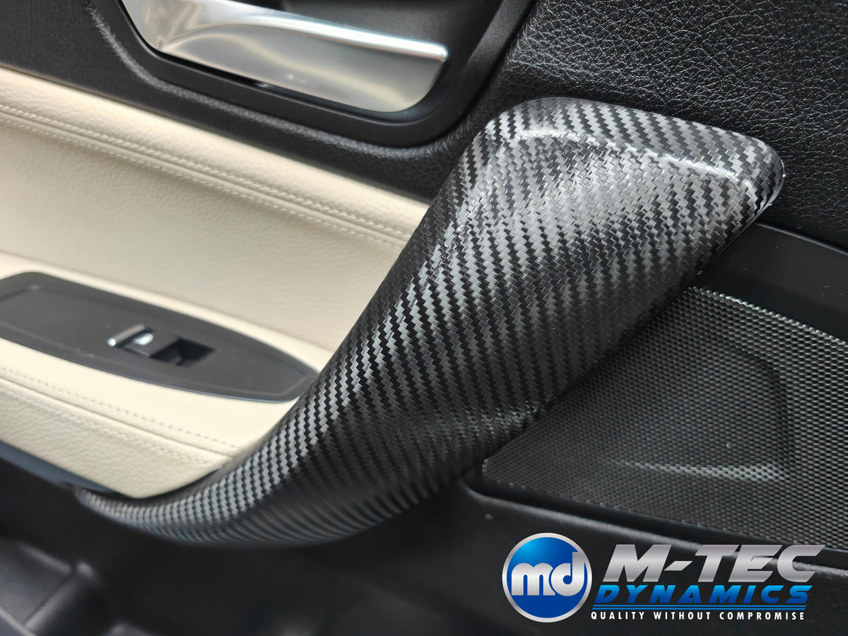 WRAPPING SERVICE - BMW F20 F21 F22 F23 LCI-2 INTERIOR TRIM SET - TEXTURED CARBON