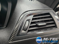 WRAPPING SERVICE - BMW F20 F21 F22 F23 LCI-2 INTERIOR TRIM SET - TEXTURED CARBON