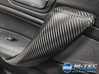 BMW F21 F22 LCI-2 CUSTOM INTERIOR TRIM SET - TEXTURED CARBON / BLUE ACCENT