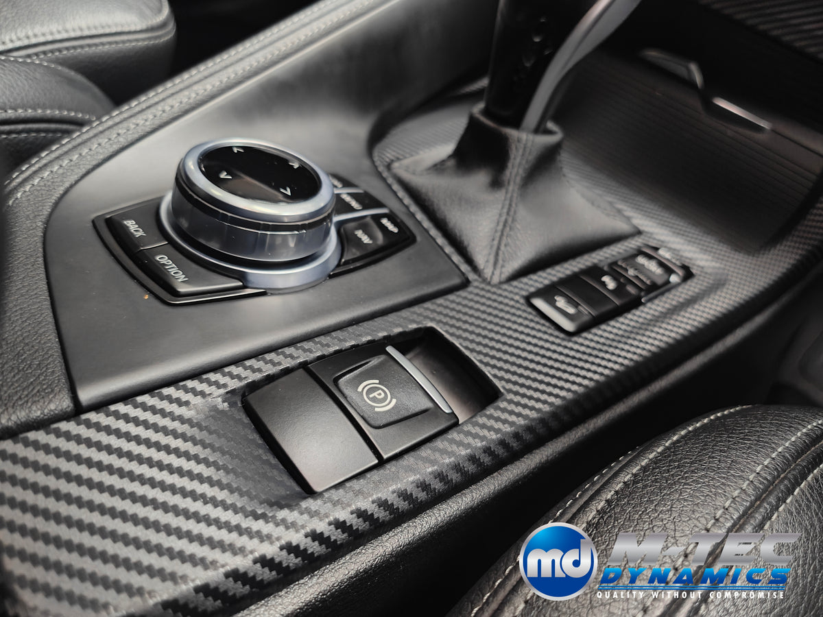 BMW X1 F48 INTERIOR TRIM SET WRAPPING SERVICE - 3D CARBON INC. CENTRE CONSOLE