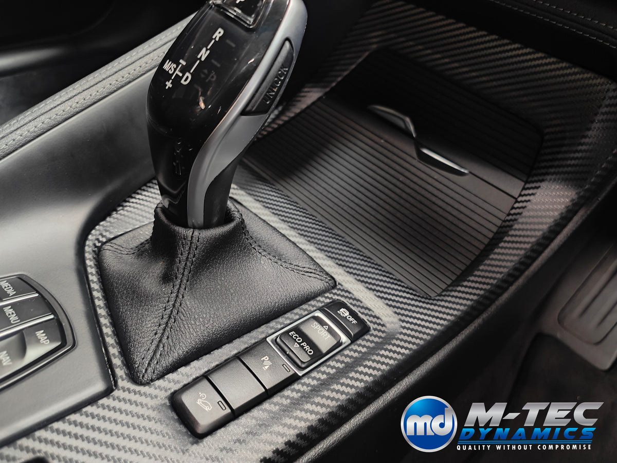 BMW X1 F48 INTERIOR TRIM SET WRAPPING SERVICE - 3D CARBON INC. CENTRE CONSOLE