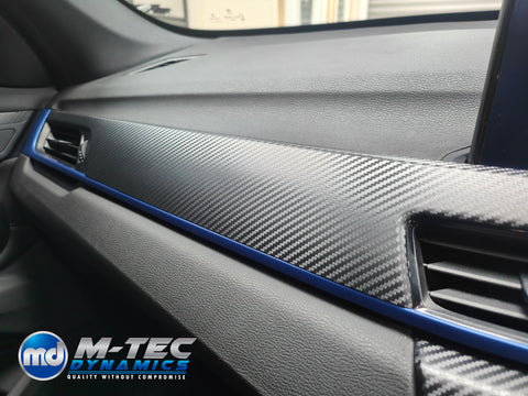 BMW X1 F48 INTERIOR TRIM SET WRAPPING SERVICE - 3D CARBON INC. CENTRE CONSOLE