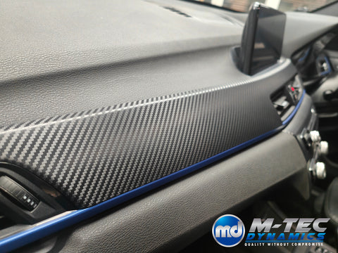 BMW X1 F48 INTERIOR TRIM SET WRAPPING SERVICE - 3D CARBON INC. CENTRE CONSOLE