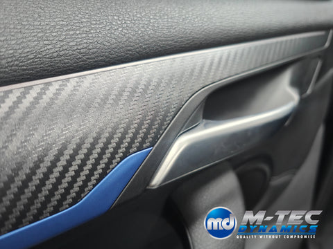 BMW X1 F48 INTERIOR TRIM SET WRAPPING SERVICE - 3D CARBON INC. CENTRE CONSOLE