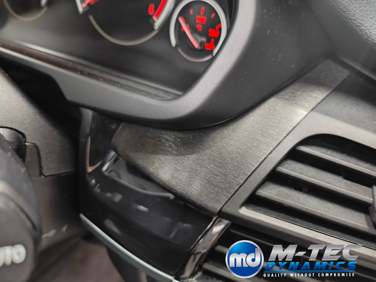 BMW X5 F15 INTERIOR TRIM SET WRAPPING SERVICE - BLACK BRUSHED ALUMINIUM