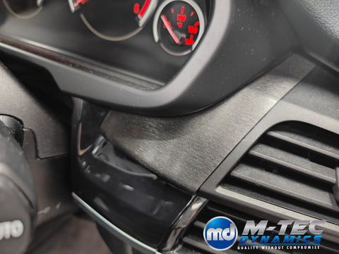 BMW X5 F15 INTERIOR TRIM SET WRAPPING SERVICE - BLACK BRUSHED ALUMINIUM