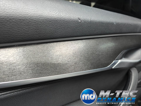 BMW X5 F15 INTERIOR TRIM SET WRAPPING SERVICE - BLACK BRUSHED ALUMINIUM